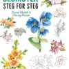 Hvordan tegne blomster steg for steg