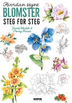 Hvordan tegne blomster steg for steg