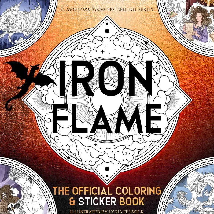 Iron Flame: The Official Coloring & Sticker Book