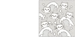 Ja-purr-nese Cats: A cozy, cute kitty colouring book of Japanese cats