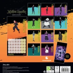 JUJUTSU KAISEN 2026 SQUARE CALENDAR