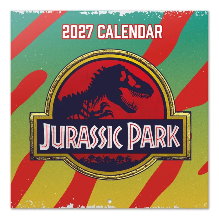 Jurassic Park 2027 30X30 Calendar