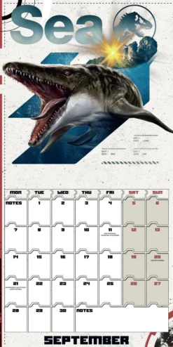 JURASSIC WORLD REBIRTH MOVIE 2026 SQUARE CALENDAR
