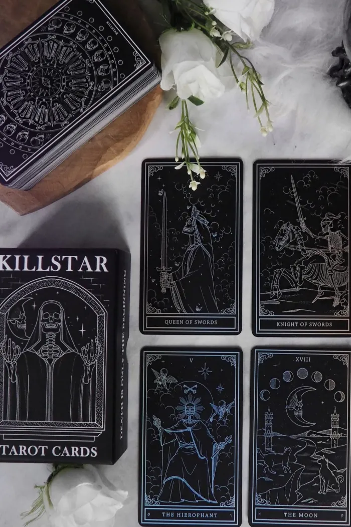 Killstar Black Tarot Cards