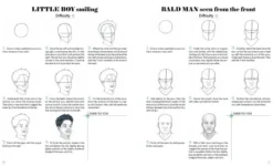 Learn To Draw Faces with 50 Models