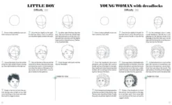 Learn To Draw Faces with 50 Models