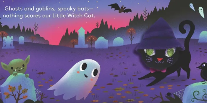 Little Witch Cat: Finger Puppet Book