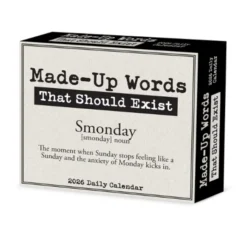 Made Up Words That Should Exist 2026 Box Calendar