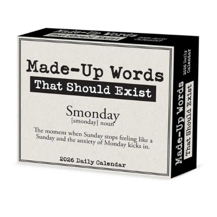 Made Up Words That Should Exist 2026 Box Calendar