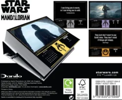 Mandalorian 2026 Desk Block Calendar
