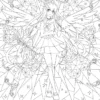 Manga Mania Coloring Book: Over 100 Cute Characters to Color – Manga and Anime Coloring Book for Adults and Kids