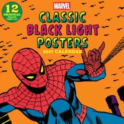 Marvel Classic Black Light Posters 2027 Wall Calendar: 12 Original Images from 1971