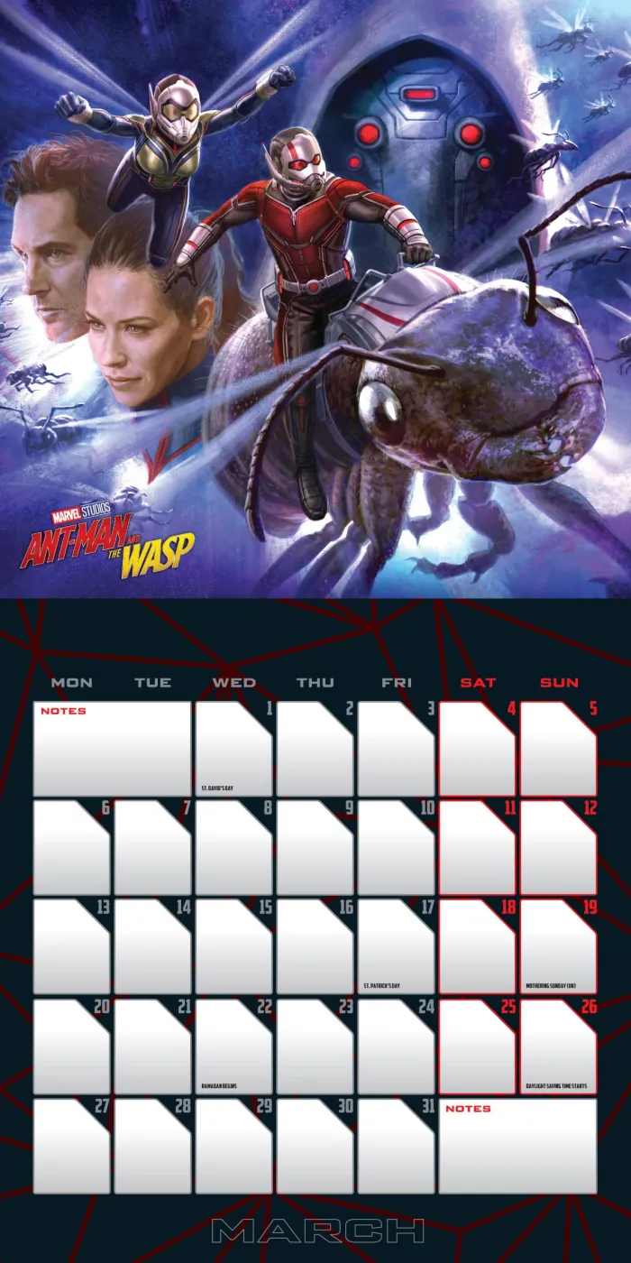 Marvel Square Calendar: 2023