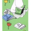 Moomin Gardening (Picnic Reading) Paper Bookmark