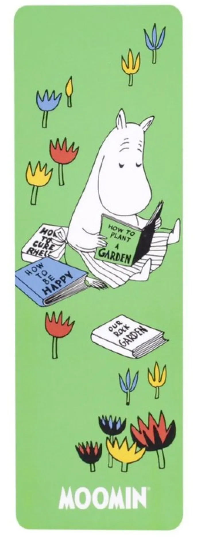 Moomin Gardening (Picnic Reading) Paper Bookmark