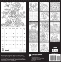 Mythomorphia 2023 Coloring Wall Calendar