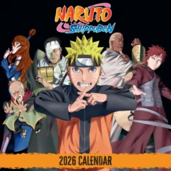 Naruto Shippuden 2026 Square Calendar