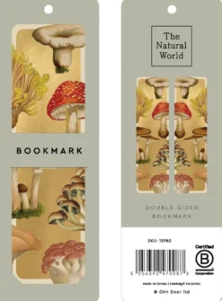 Natural World Fungi Premium Bookmark