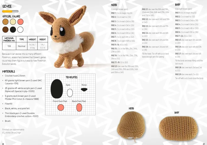 PokeMon Crochet Pikachu Kit: Kit Includes Materials to Make Pikachu and Instructions for 5 Other PokeMon