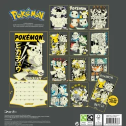 POKEMON 2026 SQUARE CALENDAR