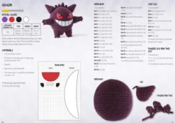 PokéMon Crochet Snorlax Kit: Includes Materials to Make Snorlax and Instructions for 5 Other PokéMon