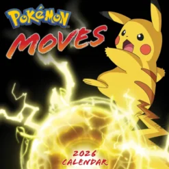 Pokémon Moves 2026 Wall Calendar