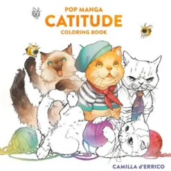 Pop Manga Catitude Coloring Book