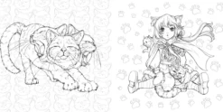 Pop Manga Catitude Coloring Book