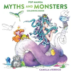 Pop Manga Myths and Monsters Coloring Book