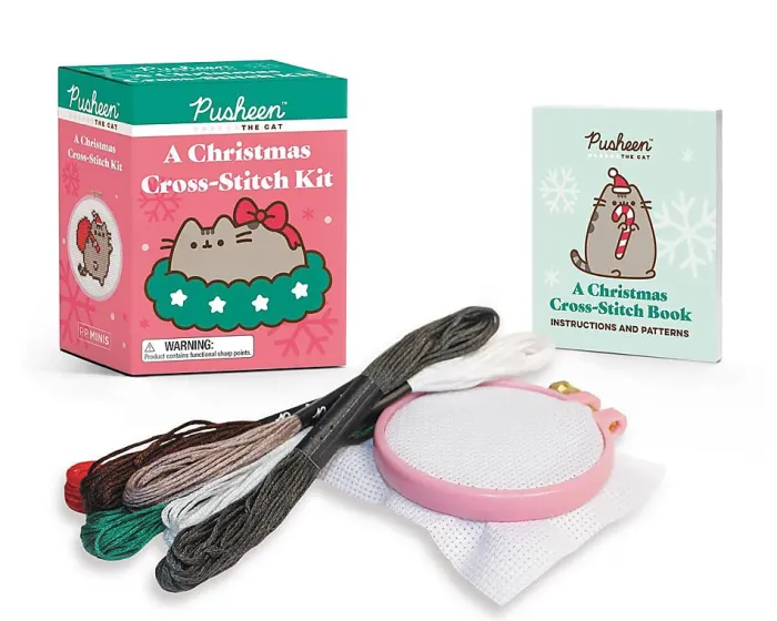 Pusheen: A Christmas Cross-Stitch Kit (Rp Minis)