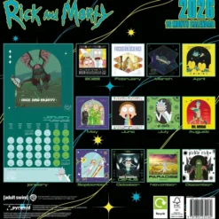 Rick & Morty 2026 Square Calendar