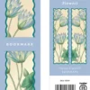 Scalloped Blue Nymphaea-Caerulea Premium Bookmark