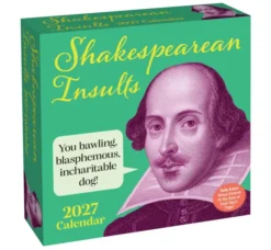 Shakespearean Insults 2027 Day-to-Day Calendar