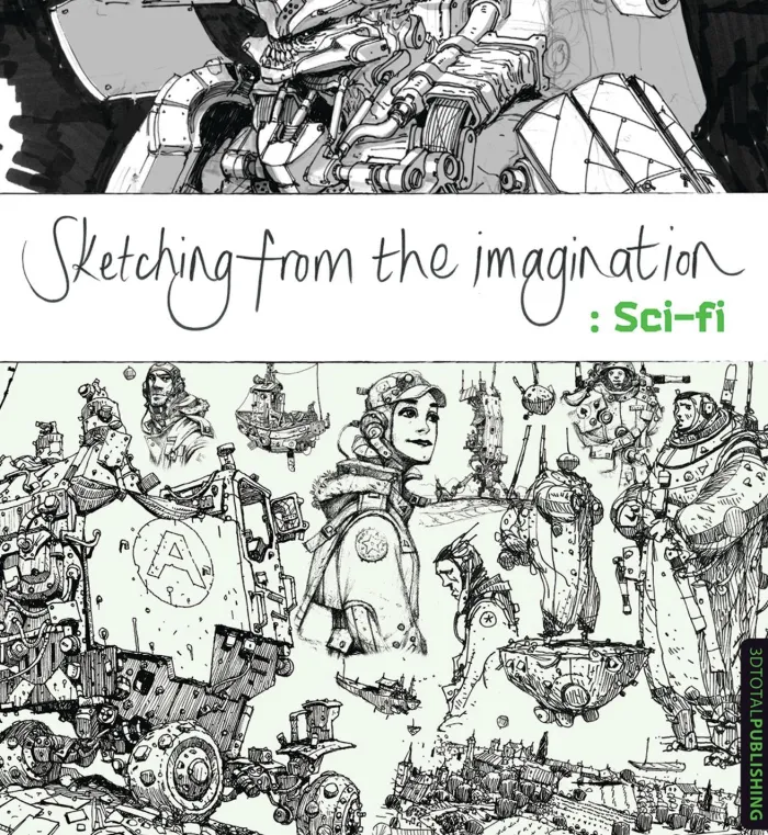Sketching from the Imagination: Sci-fi