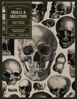 Skulls and Skeletons: An Image Archive and Anatomy Reference Book for Artists and Designers: An Image Archive and Drawing Reference Book for Artists and Designers