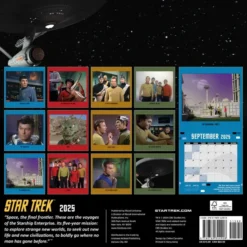 Star Trek 2025 Wall Calendar: The Original Series