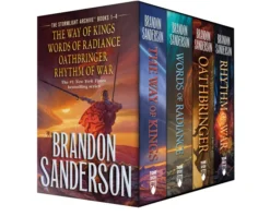 Stormlight Archives Hardcover Box Set 1-4: The Way of Kings, Words of Radiance, Oathbringer, Rhythm of War