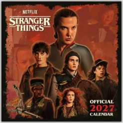 Stranger Things Season 5 2027 Square Calendar