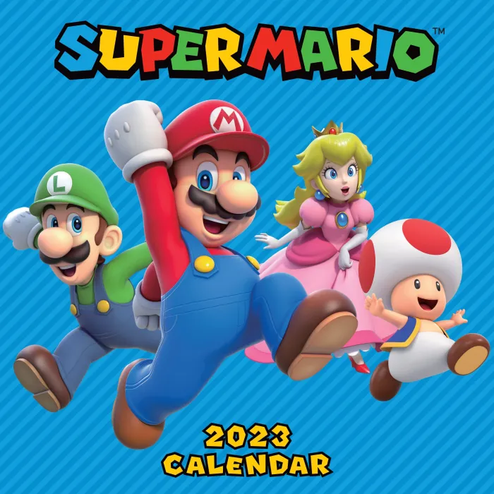 Super Mario Square Calendar: 2023