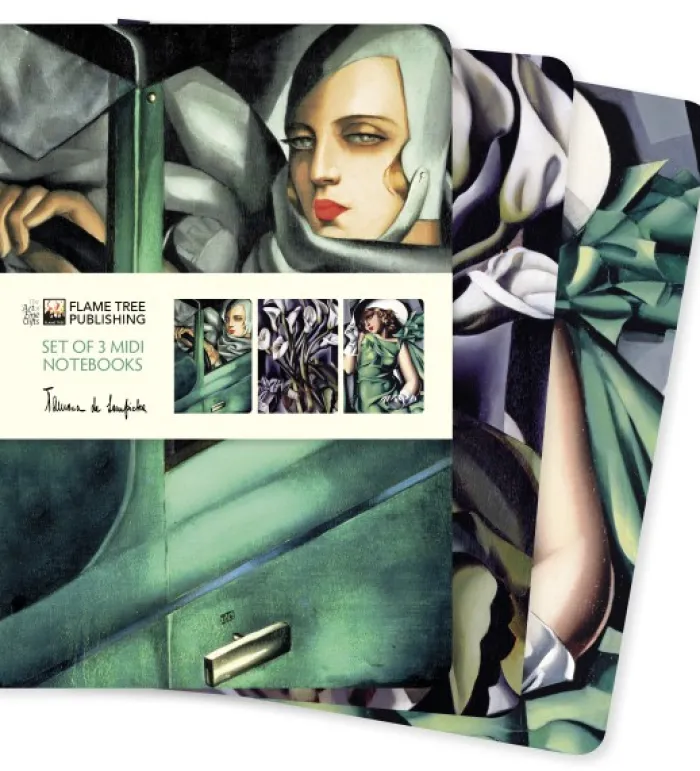 Tamara de Lempicka Set of 3 Midi Notebooks