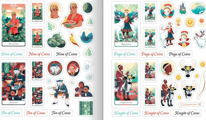 Tarot of the Divine Stickerology