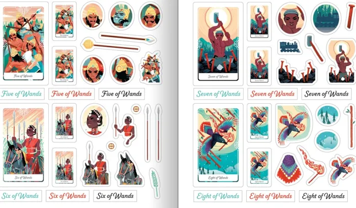 Tarot of the Divine Stickerology