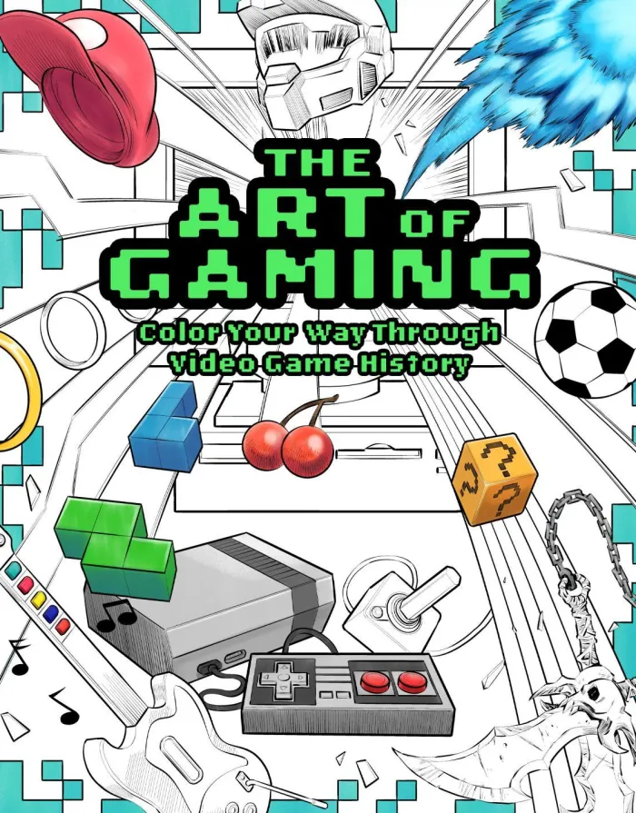 The Art of Gaming: Color Your Way Through Video Game History