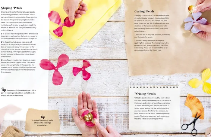 The Bouquet in a Book: Spring: Pre-Punched Pages to Press out and Make Paper Flowers
