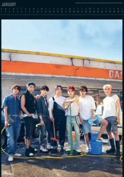 The BTS Bangtan Boys 2023 A3 Deluxe Calendar