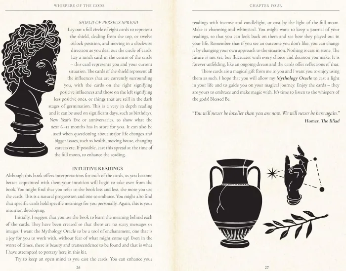 The Classical Mythology Oracle: Includes 50 cards and a 128-page book