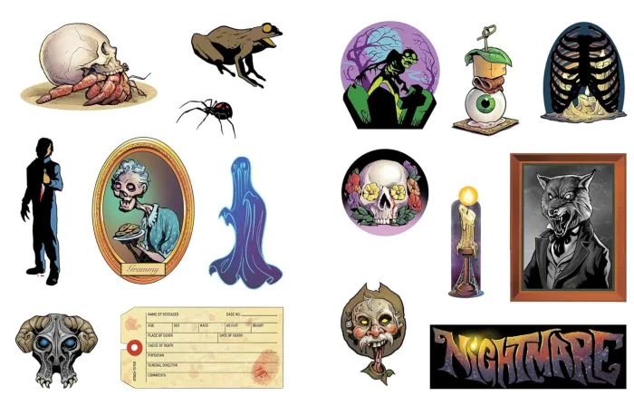 The Extreme Horror Sticker Book: 500+ Stickers to Keep You Up at Night