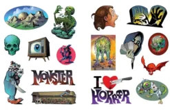 The Extreme Horror Sticker Book: 500+ Stickers to Keep You Up at Night