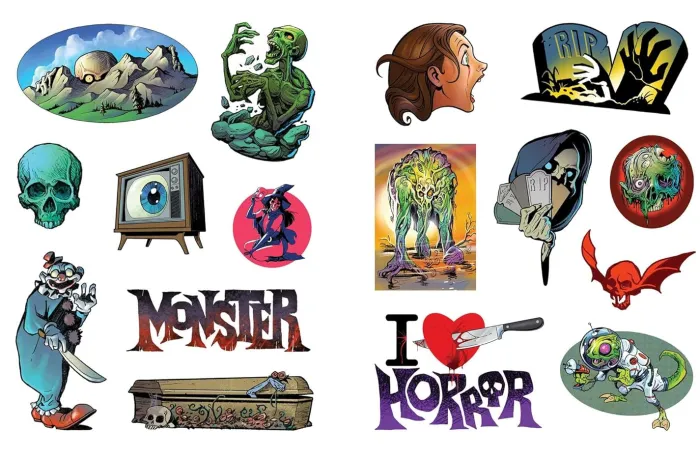 The Extreme Horror Sticker Book: 500+ Stickers to Keep You Up at Night