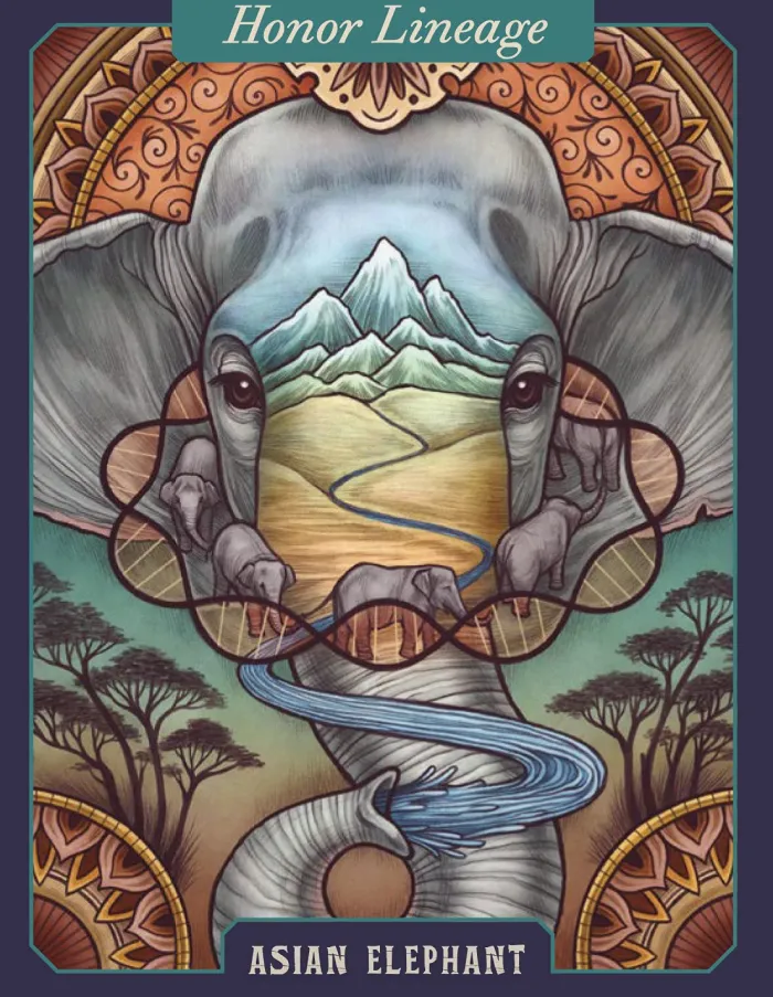 The Illustrated Bestiary Oracle Cards: 36-Card Deck of Inspiring Animals
